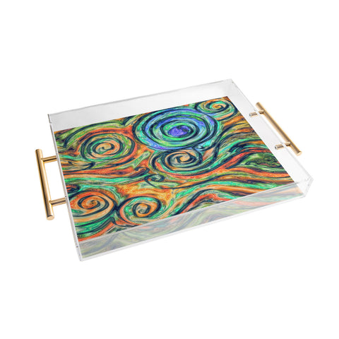 Lisa Argyropoulos Blue Moon Acrylic Tray