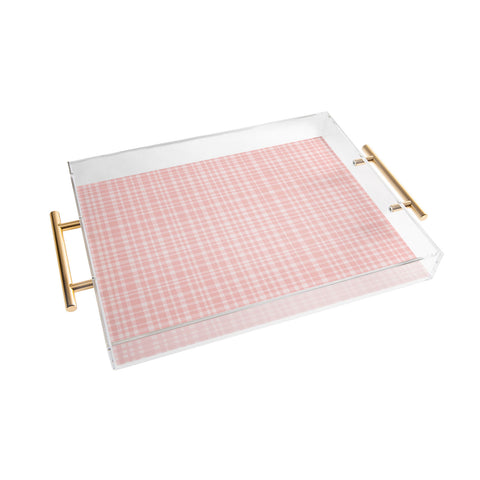 Lisa Argyropoulos Blushed Weave Acrylic Tray