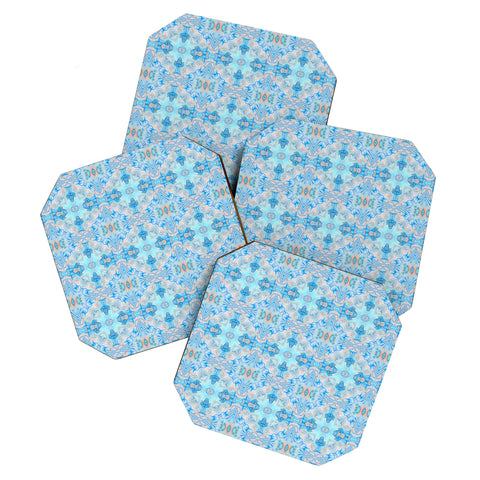 Lisa Argyropoulos Bohemian Blue Coaster Set
