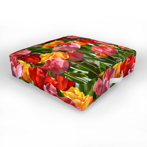 Lisa Argyropoulos Brilliant Spring Outdoor Floor Cushion