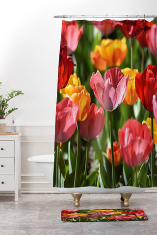 Lisa Argyropoulos Brilliant Spring Shower Curtain And Mat