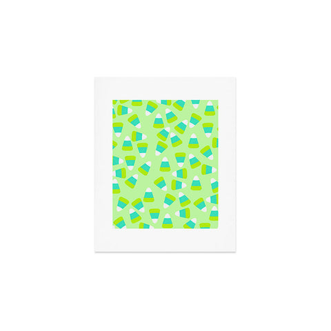 Lisa Argyropoulos Candy Corn Jumble Fang Green Art Print