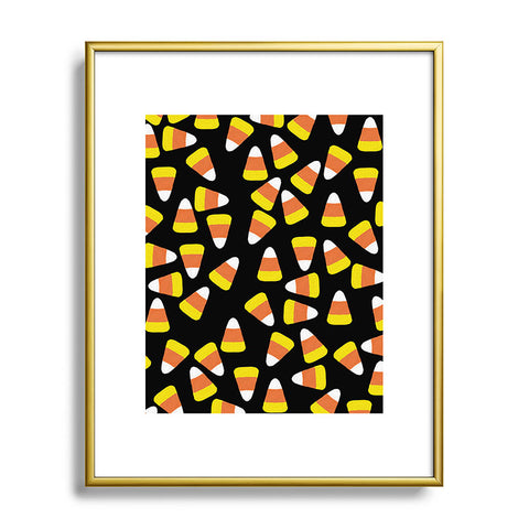 Lisa Argyropoulos Candy Corn Jumble Metal Framed Art Print