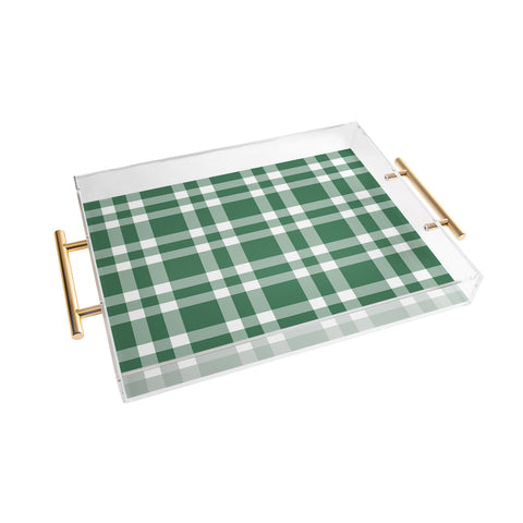 Lisa Argyropoulos Cheery Checks Pine Acrylic Tray