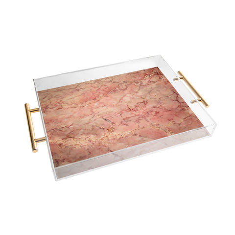 Lisa Argyropoulos Cherry Blush Marble Acrylic Tray