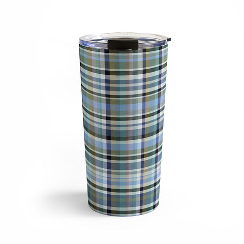 Lisa Argyropoulos Coastal Plaid IV Travel Mug