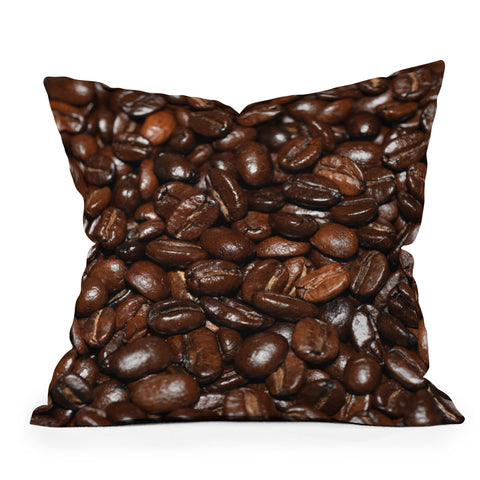 Lisa Argyropoulos Coffee Outdoor Throw Pillow
