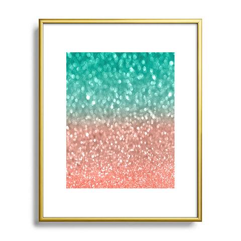 Lisa Argyropoulos Coral Meets Sea Metal Framed Art Print