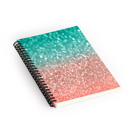Lisa Argyropoulos Coral Meets Sea Spiral Notebook