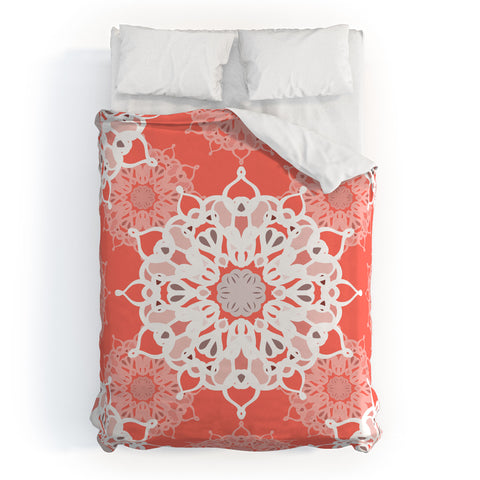 Lisa Argyropoulos Coraled Mandalas Duvet Cover