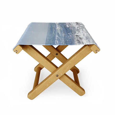 Lisa Argyropoulos Crystal Blue Folding Stool