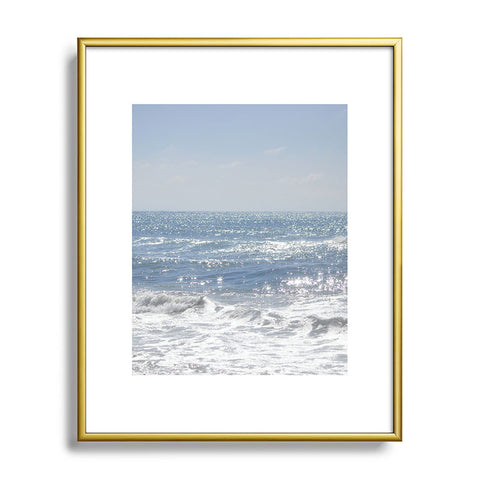 Lisa Argyropoulos Crystal Blue Metal Framed Art Print