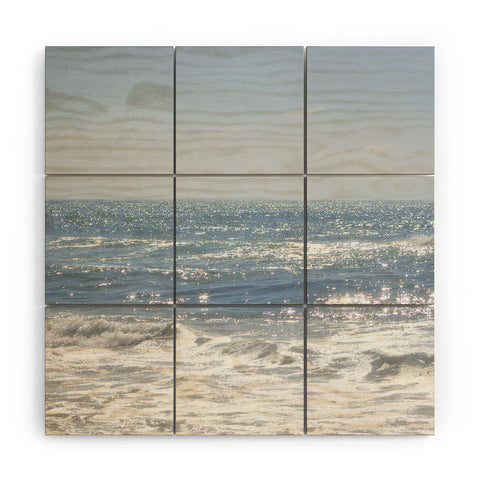 Lisa Argyropoulos Crystal Blue Wood Wall Mural