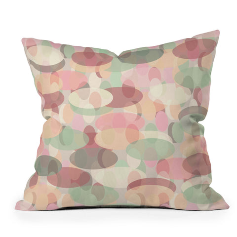 Lisa Argyropoulos Desert Matcha Stones Outdoor Throw Pillow