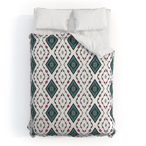 Lisa Argyropoulos Diamond Lane Duvet Cover