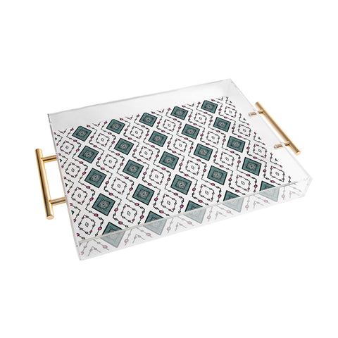 Lisa Argyropoulos Diamond Lane Acrylic Tray