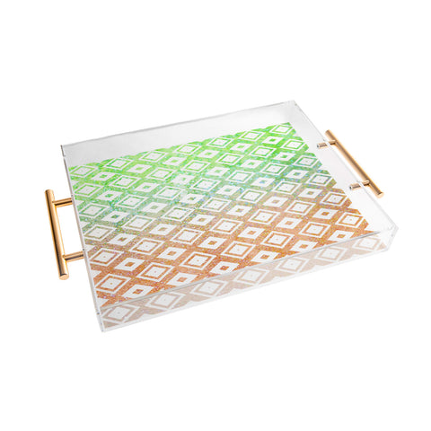 Lisa Argyropoulos Diamond Rain Tropic Acrylic Tray