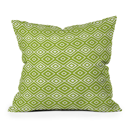 Lisa Argyropoulos Diamonds Are Forever Fern Outdoor Throw Pillow