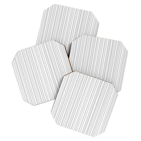Lisa Argyropoulos Dove Stripe Coaster Set
