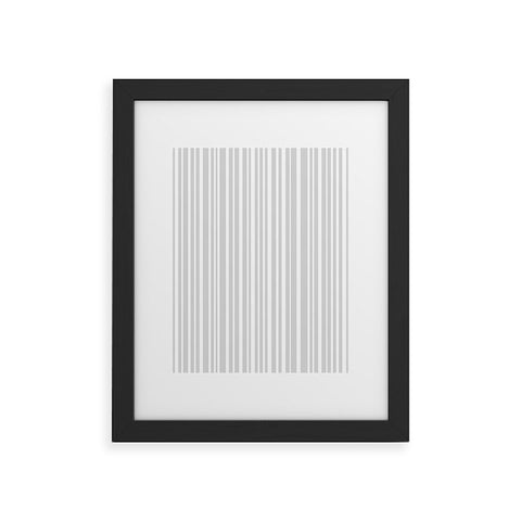Lisa Argyropoulos Dove Stripe Framed Art Print