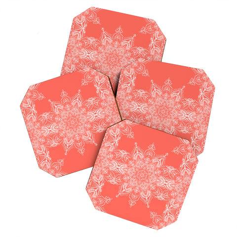 Lisa Argyropoulos Enchanted Soul Coral Coaster Set