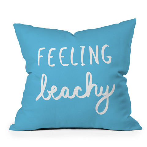 Lisa Argyropoulos Feeling Beachy Outdoor Throw Pillow