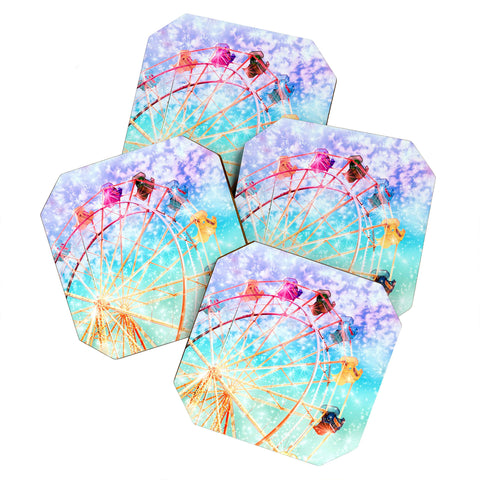 Lisa Argyropoulos Galaxy Wheel Coaster Set