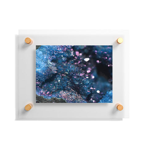 Lisa Argyropoulos Geode Abstract Teal Floating Acrylic Print