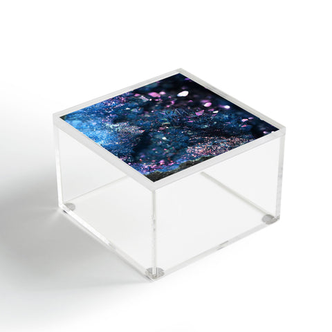 Lisa Argyropoulos Geode Abstract Teal Acrylic Box