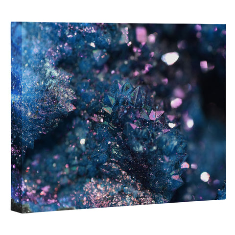 Lisa Argyropoulos Geode Abstract Teal Art Canvas