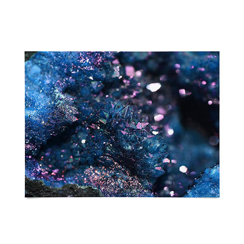 Lisa Argyropoulos Geode Abstract Teal Poster