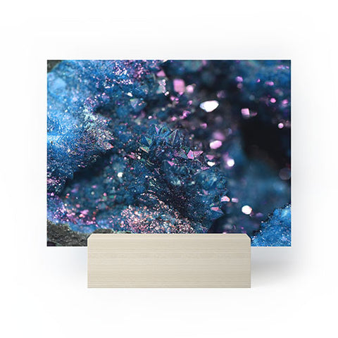 Lisa Argyropoulos Geode Abstract Teal Mini Art Print