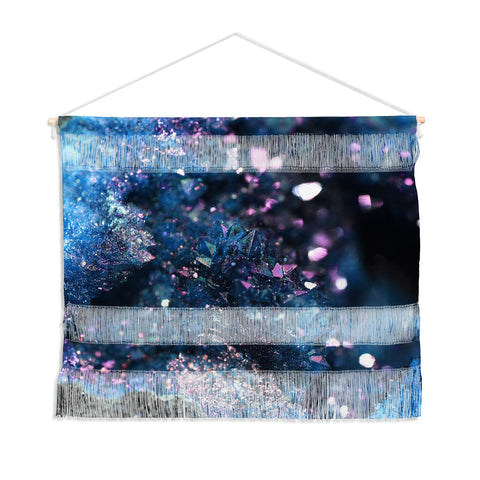 Lisa Argyropoulos Geode Abstract Teal Wall Hanging Landscape