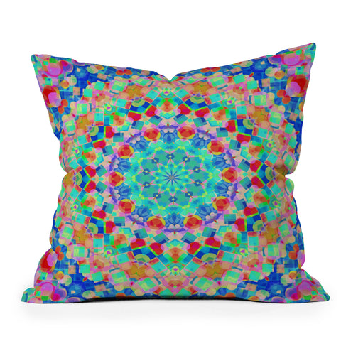 Lisa Argyropoulos Geometria Outdoor Throw Pillow