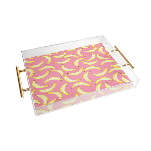 Lisa Argyropoulos Gone Bananas In Pink Acrylic Tray