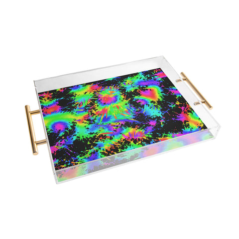 Lisa Argyropoulos Groovy Splash Night Acrylic Tray