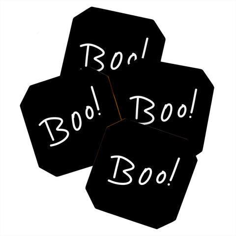 Lisa Argyropoulos Halloween Boo Coaster Set