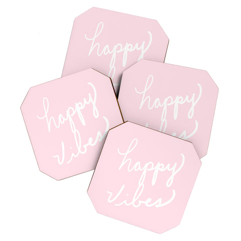 Lisa Argyropoulos happy vibes Coaster Set