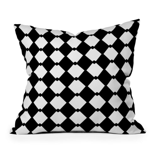 Lisa Argyropoulos Harlequin Diamonds Outdoor Throw Pillow