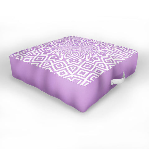 Lisa Argyropoulos Helena Lavender Outdoor Floor Cushion