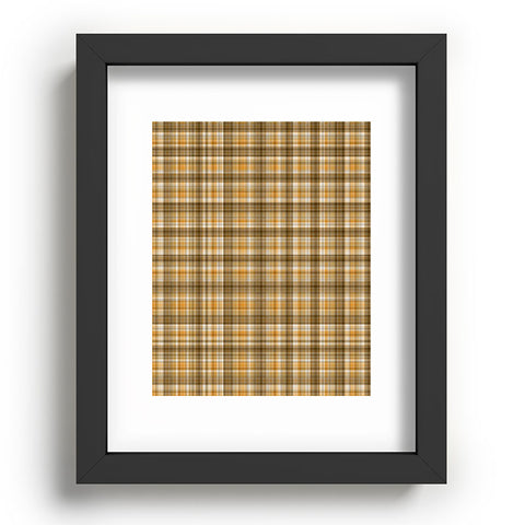 Lisa Argyropoulos Holiday Butternut Plaid Recessed Framing Rectangle