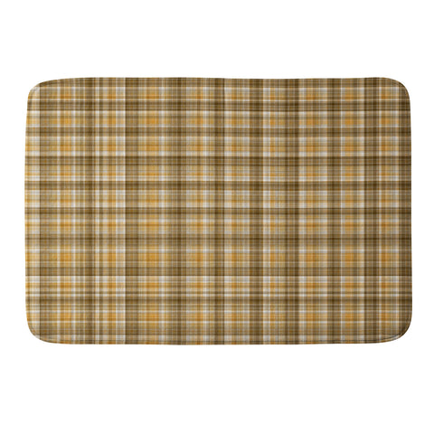 Lisa Argyropoulos Holiday Butternut Plaid Memory Foam Bath Mat