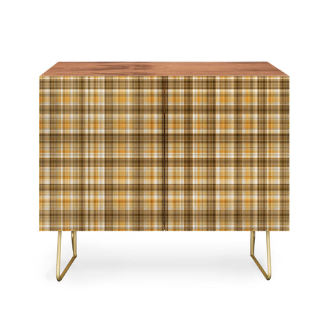 Lisa Argyropoulos Holiday Butternut Plaid Credenza