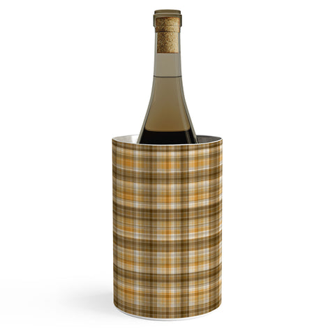 Lisa Argyropoulos Holiday Butternut Plaid Wine Chiller