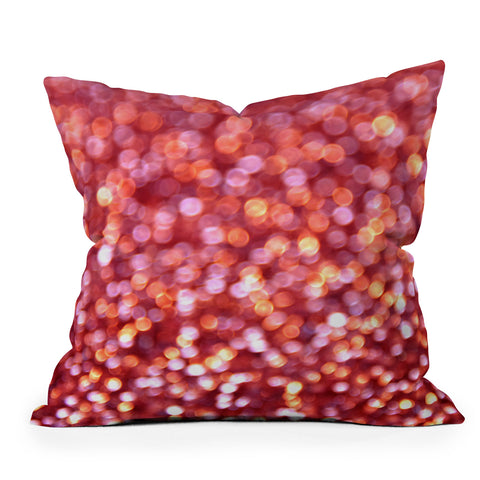 Lisa Argyropoulos Holiday Cheer Sparkling Wine Outdoor Throw Pillow