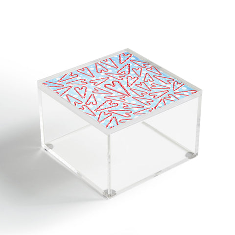 Lisa Argyropoulos Holiday Love And Polka Dots Acrylic Box