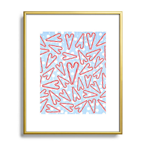 Lisa Argyropoulos Holiday Love And Polka Dots Metal Framed Art Print