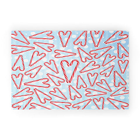Lisa Argyropoulos Holiday Love And Polka Dots Welcome Mat