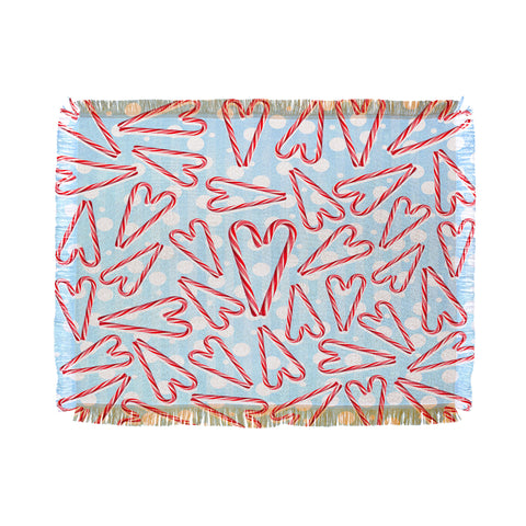 Lisa Argyropoulos Holiday Love And Polka Dots Throw Blanket