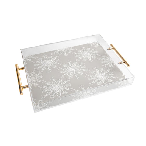 Lisa Argyropoulos La Boho Snow Acrylic Tray